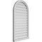 Ekena Millwork Round Top Surface Mount PVC Gable Vent: Functional, w/ 2"W x 2"P Brickmould Sill Frame, 24"W x 42"H GVPRT24X4203SF - alternate 4